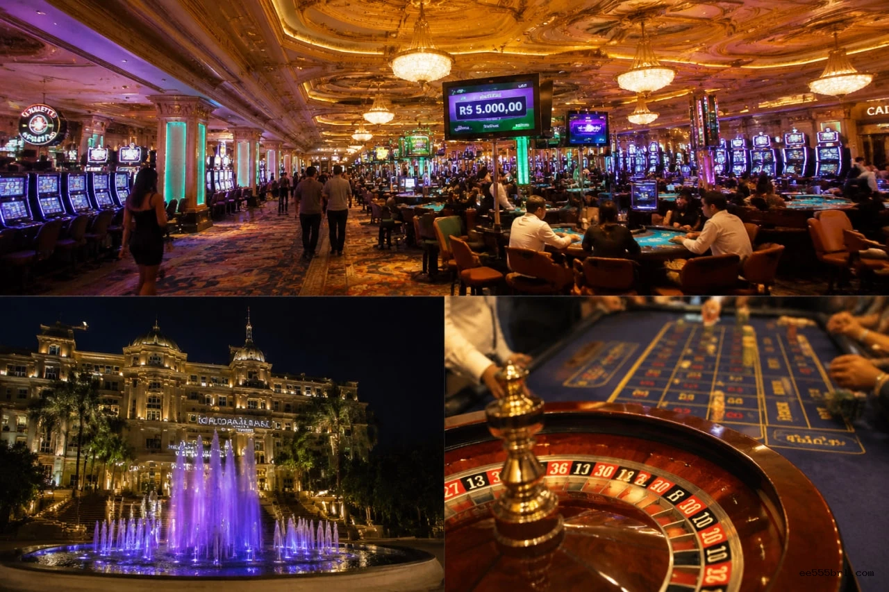 Cassino ao vivo da Ee555 com dealers reais